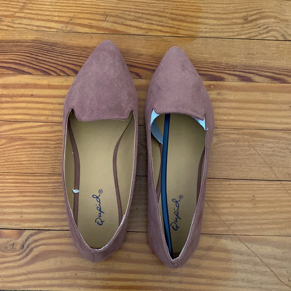 Qupid Mauve Flats